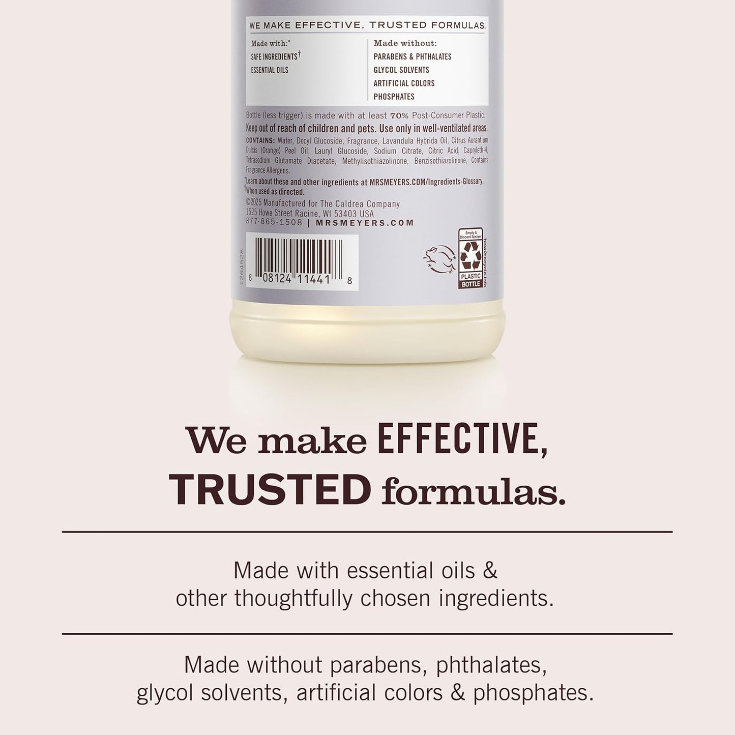 MRS. MEYER'S CLEAN DAY All-Purpose Cleaner Spray, Lavender, 16 Fl. Oz