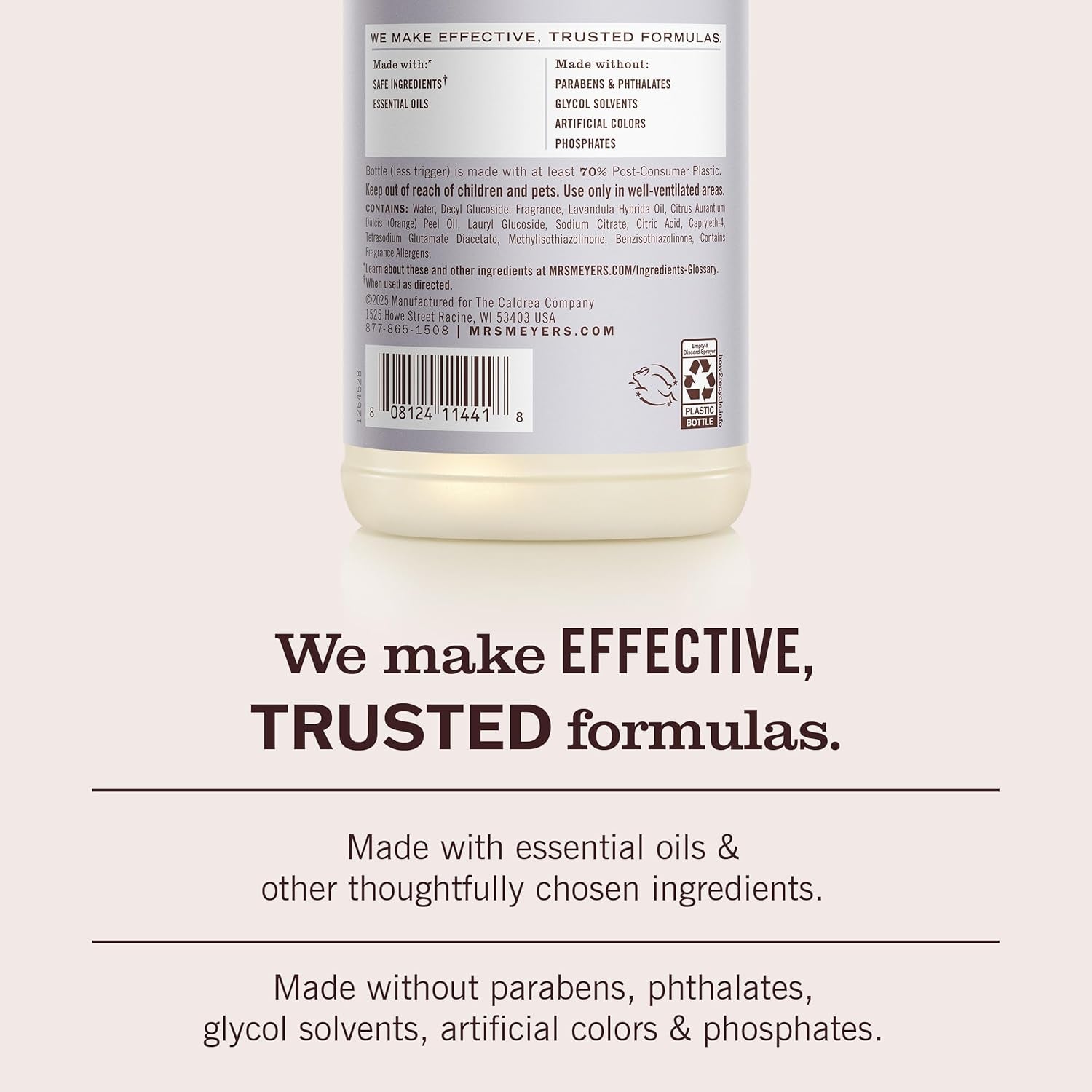 MRS. MEYER'S CLEAN DAY All-Purpose Cleaner Spray, Lavender, 16 Fl. Oz