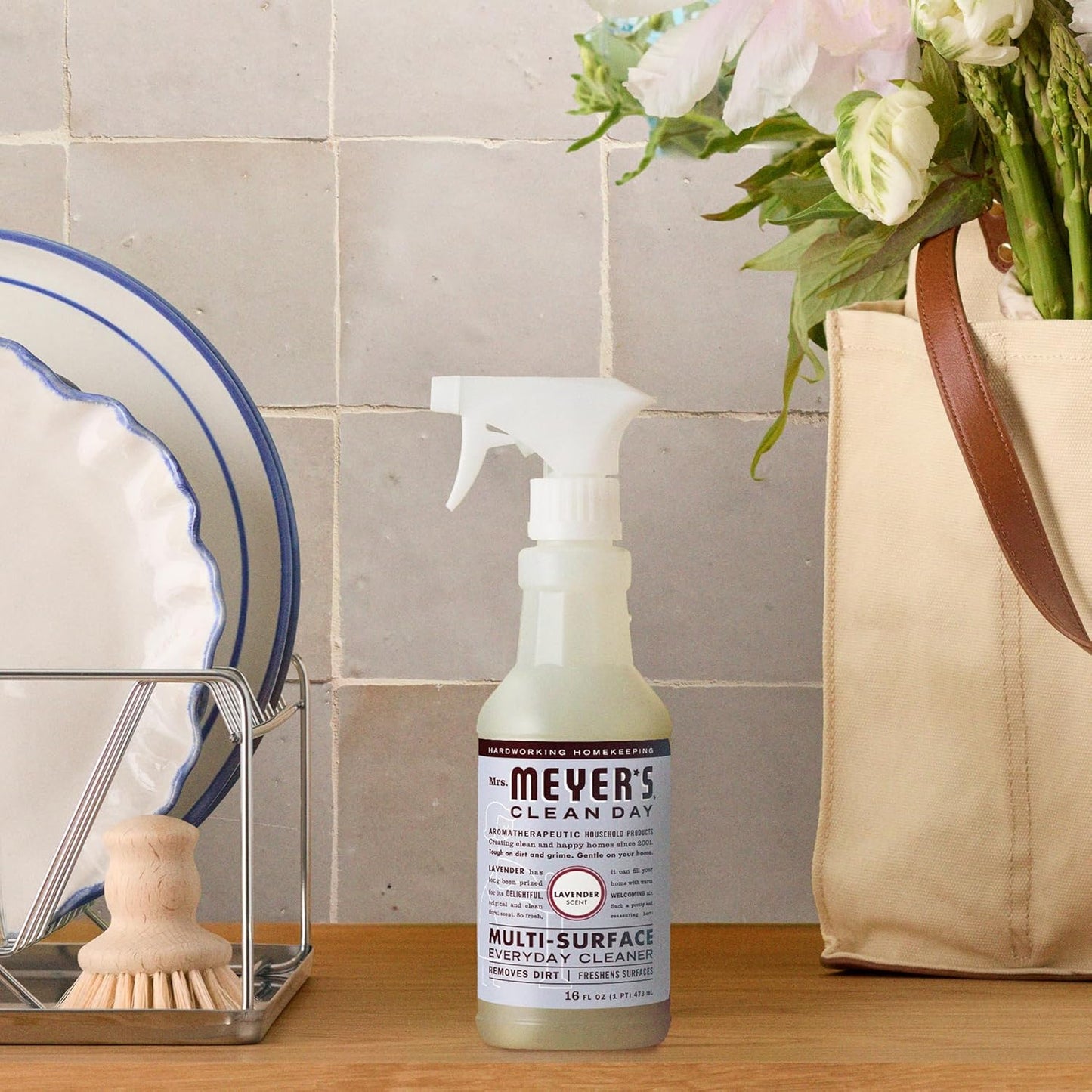 MRS. MEYER'S CLEAN DAY All-Purpose Cleaner Spray, Lavender, 16 Fl. Oz