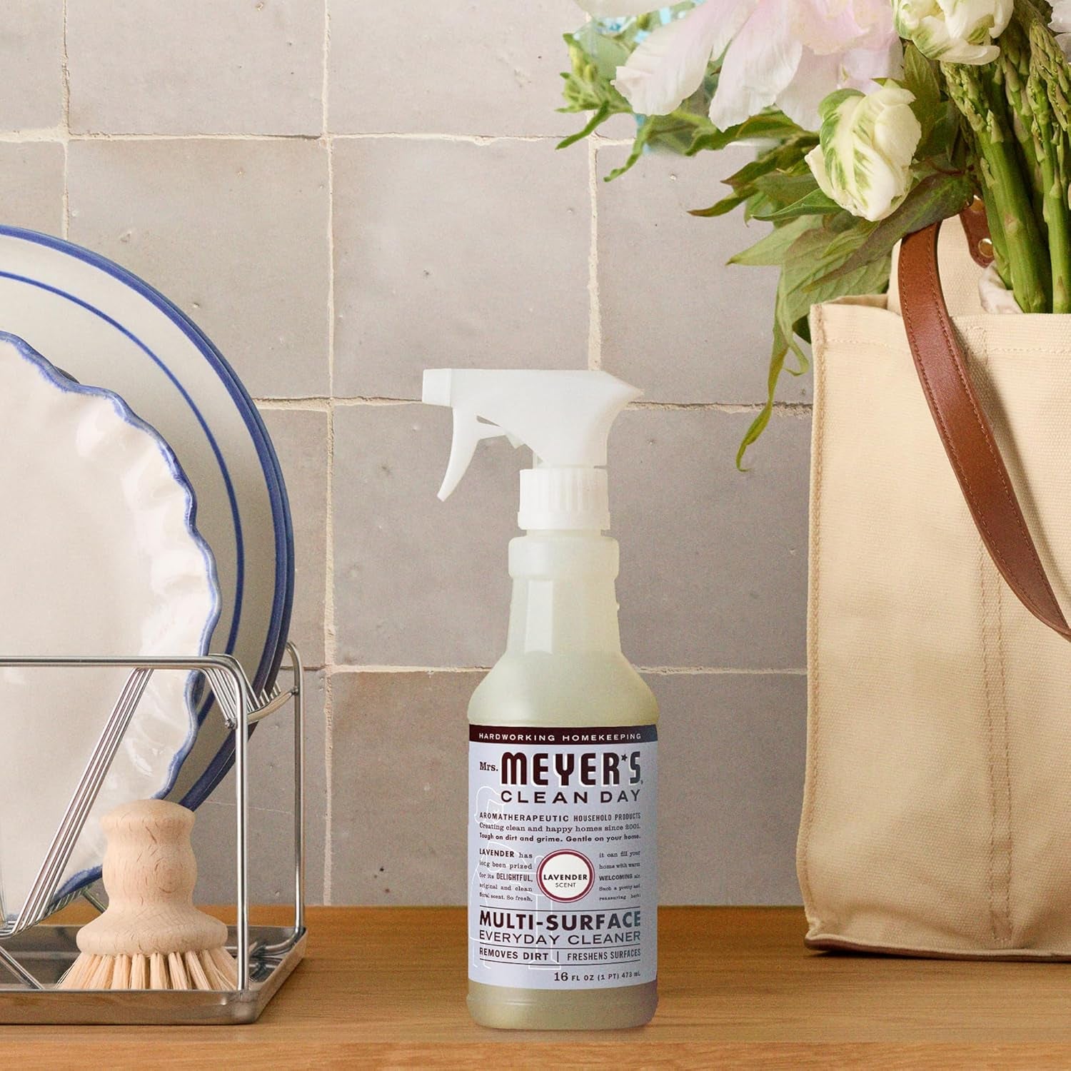 MRS. MEYER'S CLEAN DAY All-Purpose Cleaner Spray, Lavender, 16 Fl. Oz