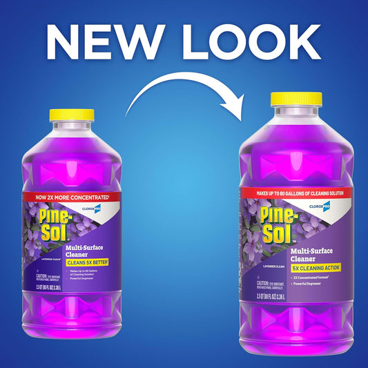Multi-Surface Cleaner, All Purpose Cleaner, Lavender Clean, 80 Fluid Ounces (Package May Vary)