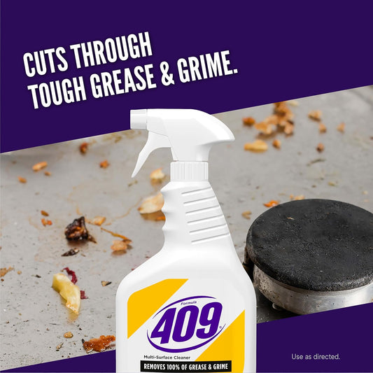 Multi-Surface Cleaner, Spray Bottle, Lemon Fresh, 32 Fluid Ounces, Pack of 3